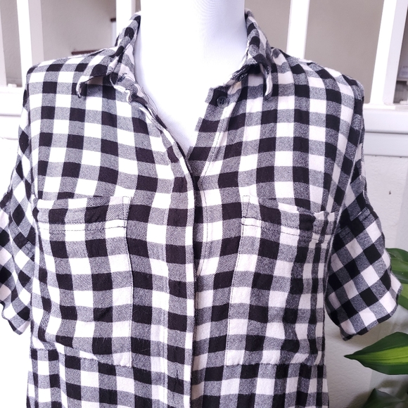 Madewell Courier Shirtdress Buffalo Check - Picture 3 of 7